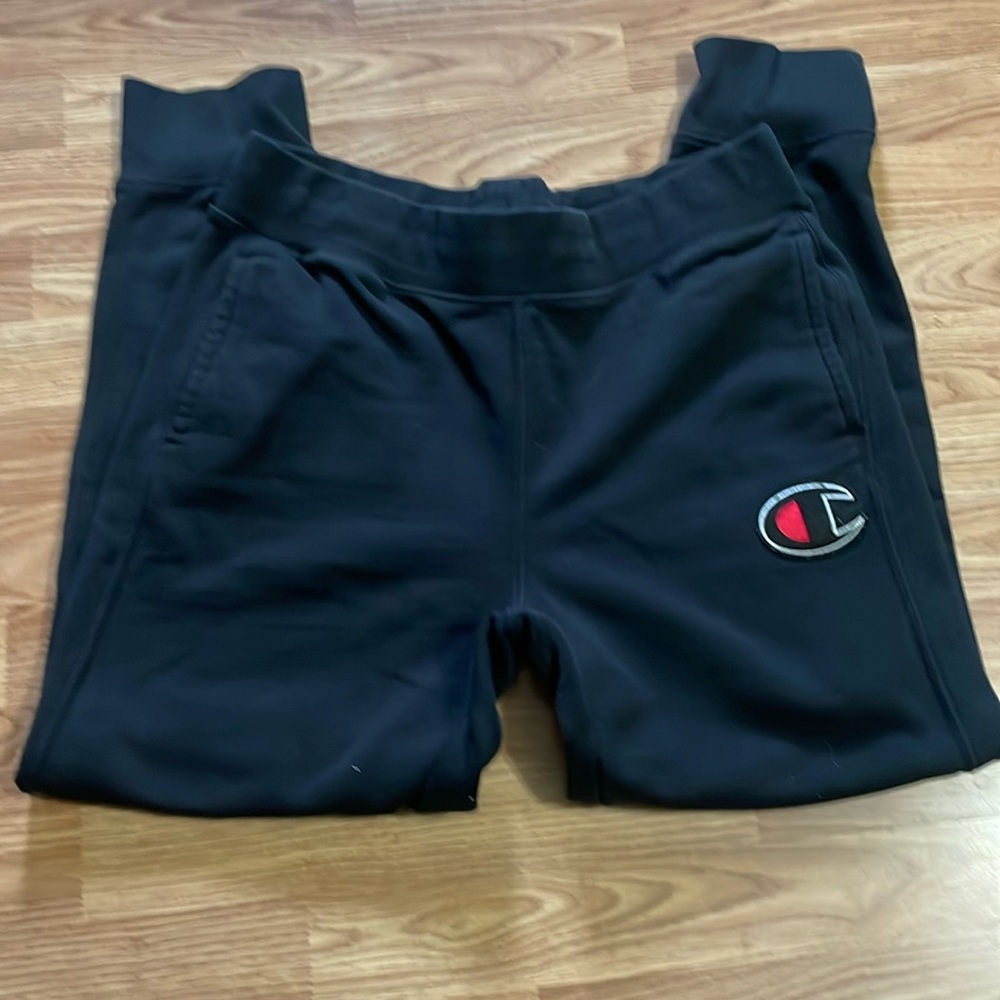 Men's Champion Black Sweatpants